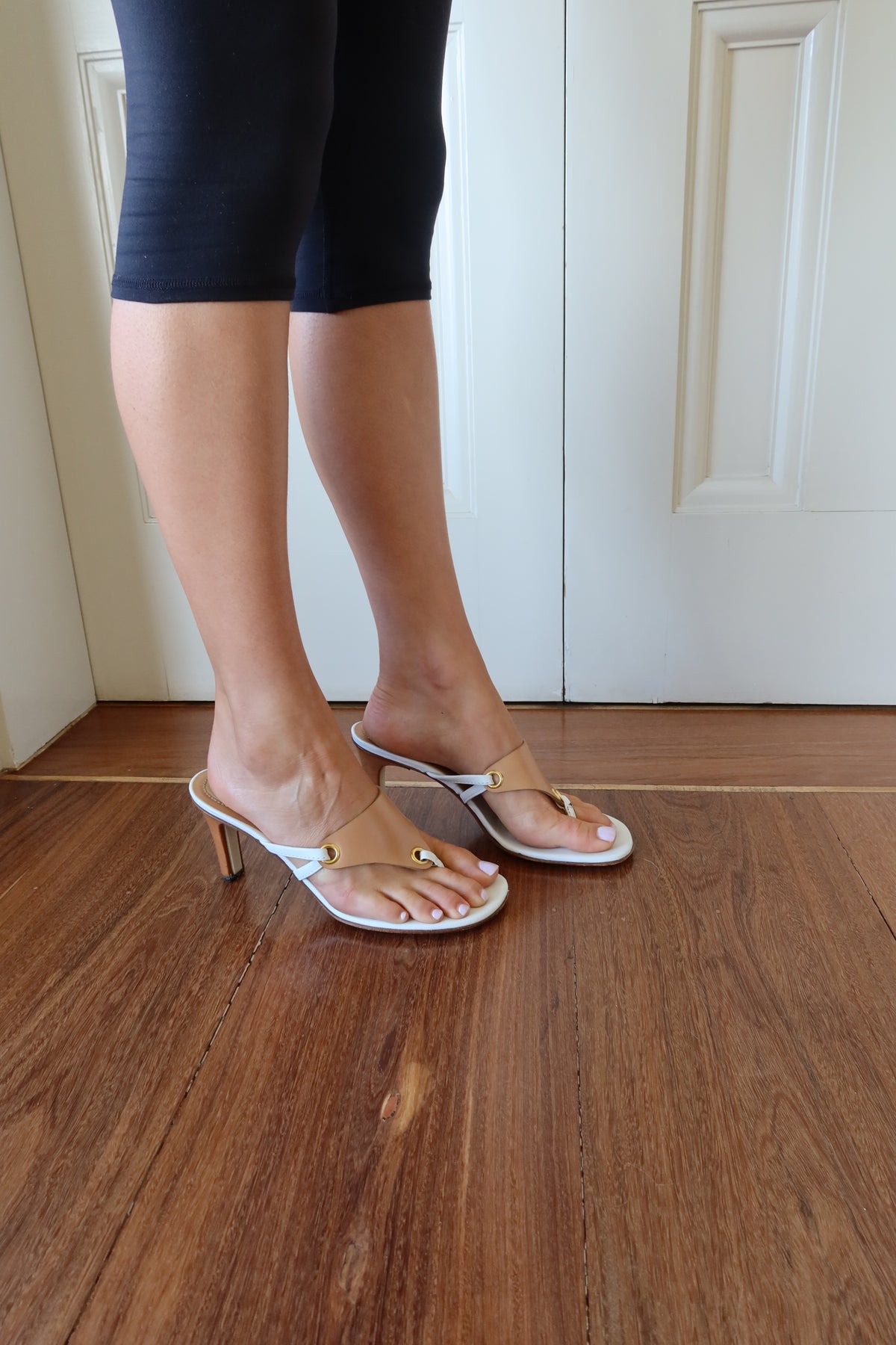Casadei Leather Slides