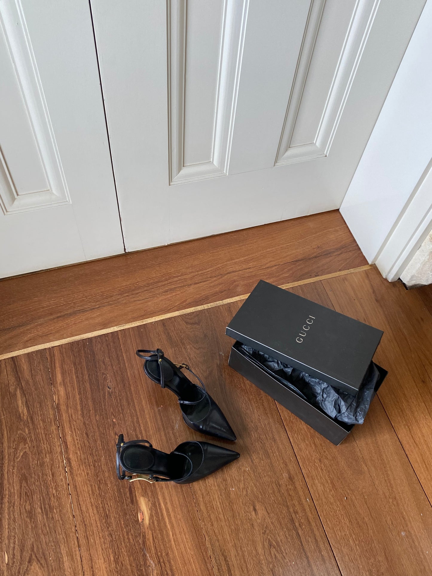 Gucci slingback pumps
