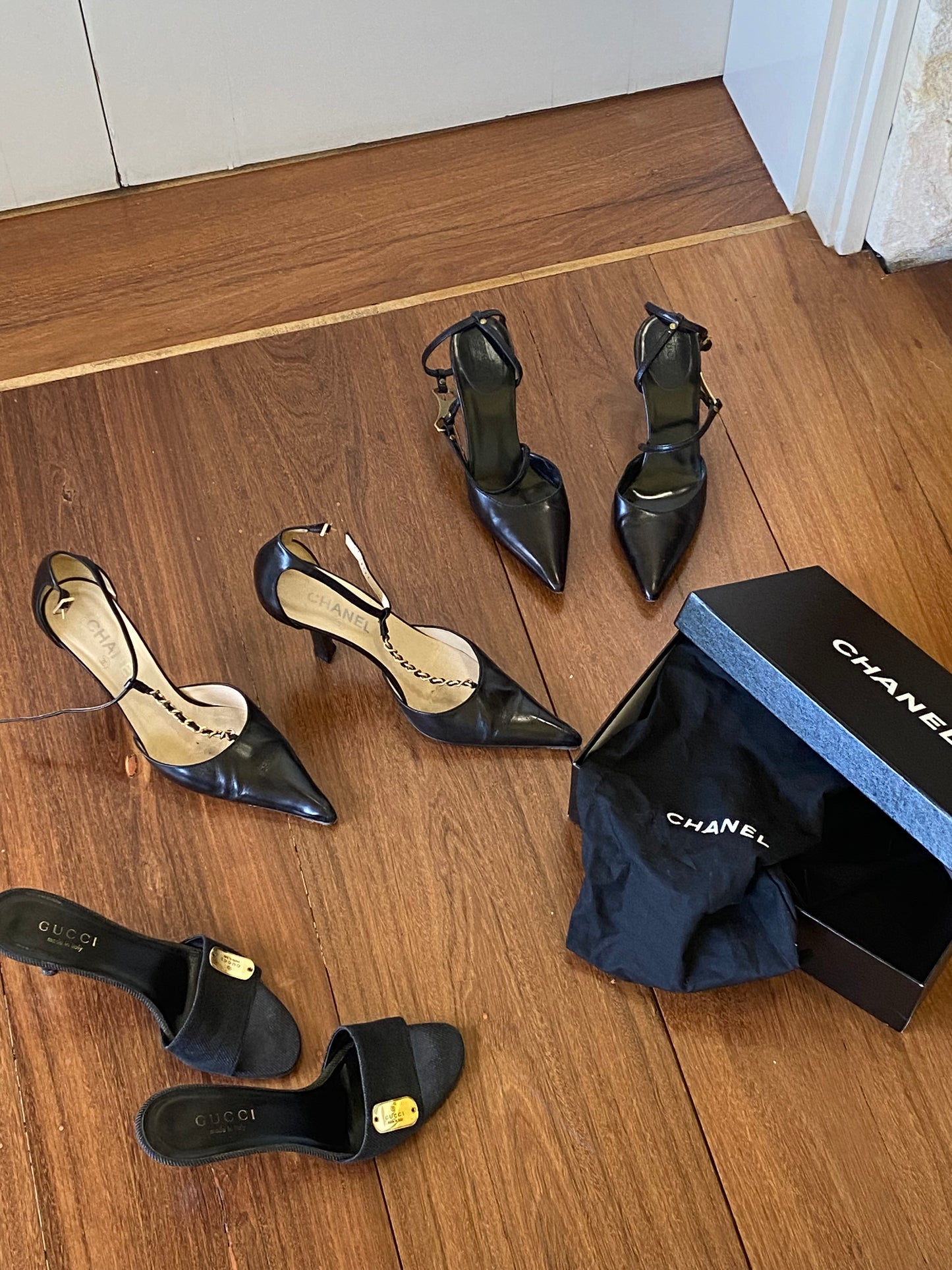 Gucci slingback pumps