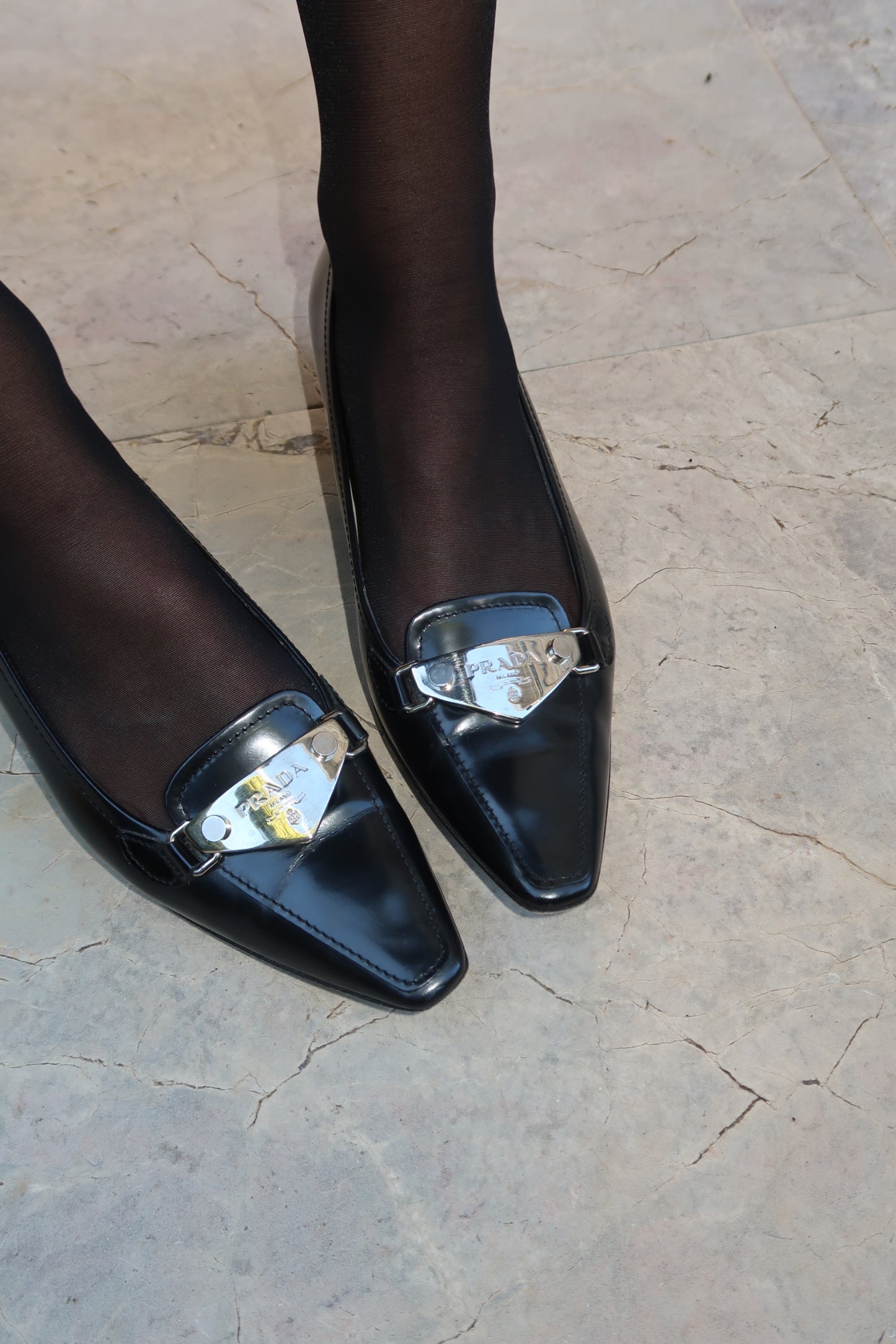 Prada Leather Pumps