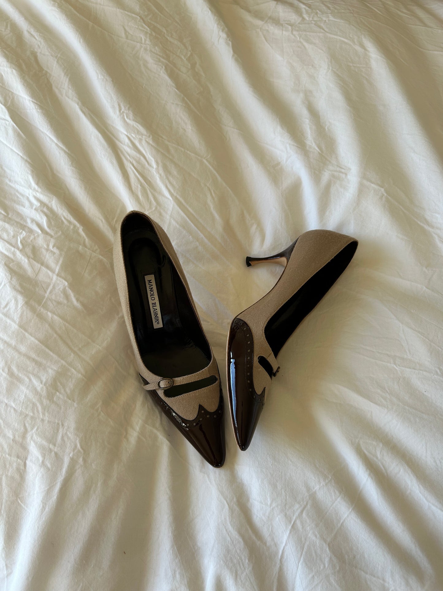 Manolo Blahnik Patent Pumps