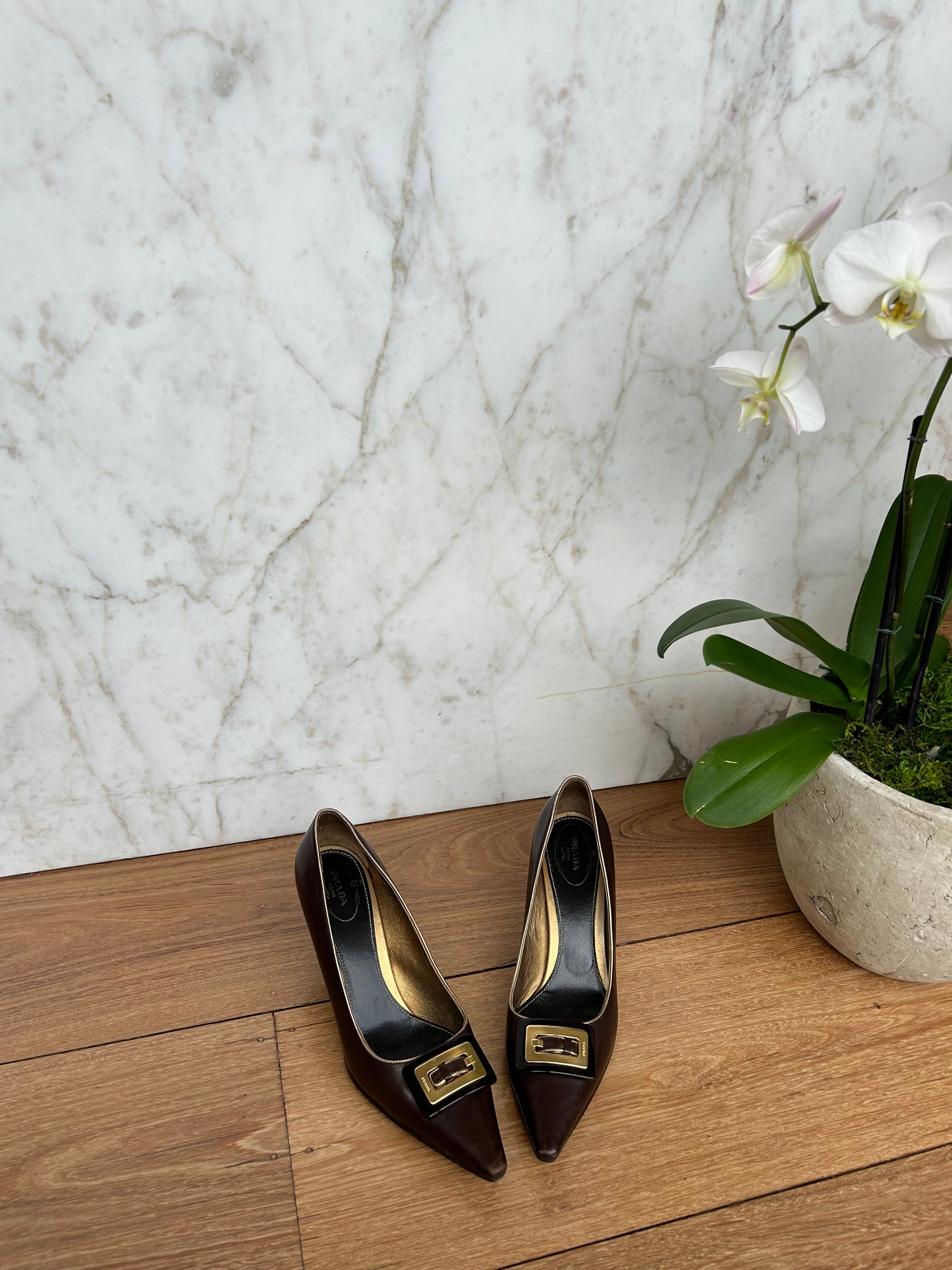 Prada Leather Pumps