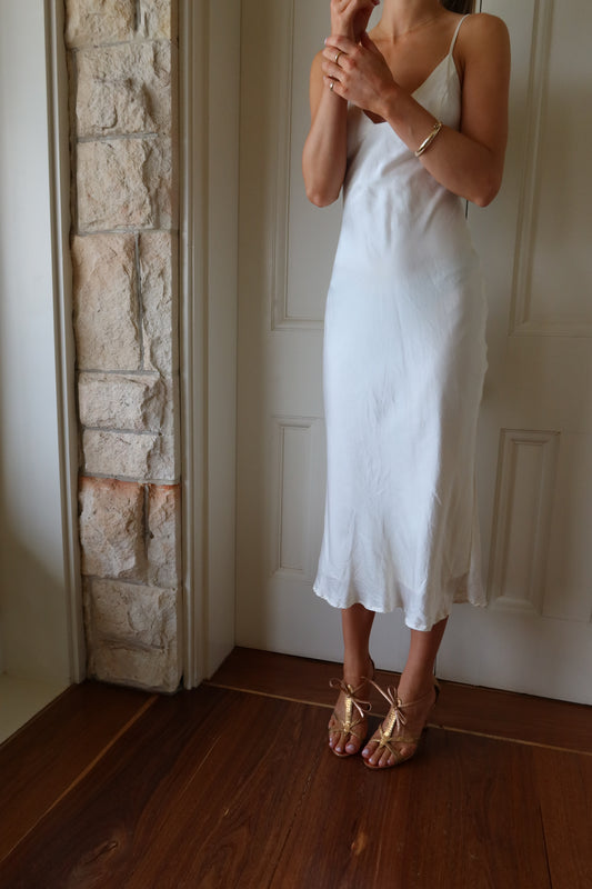 Manolo Blahnik Gold Leather Sandals