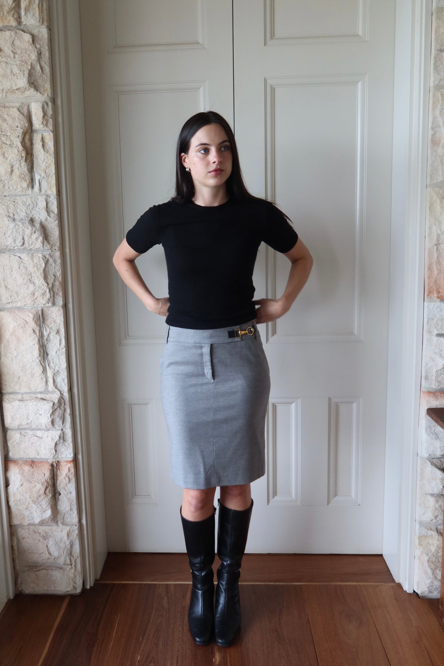 Gucci Wool Knee-Length Skirt