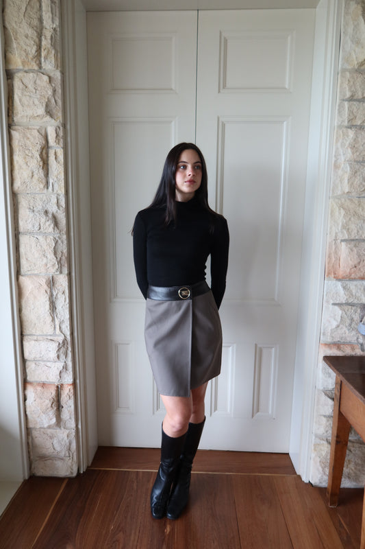Gucci Wool Mini Skirt