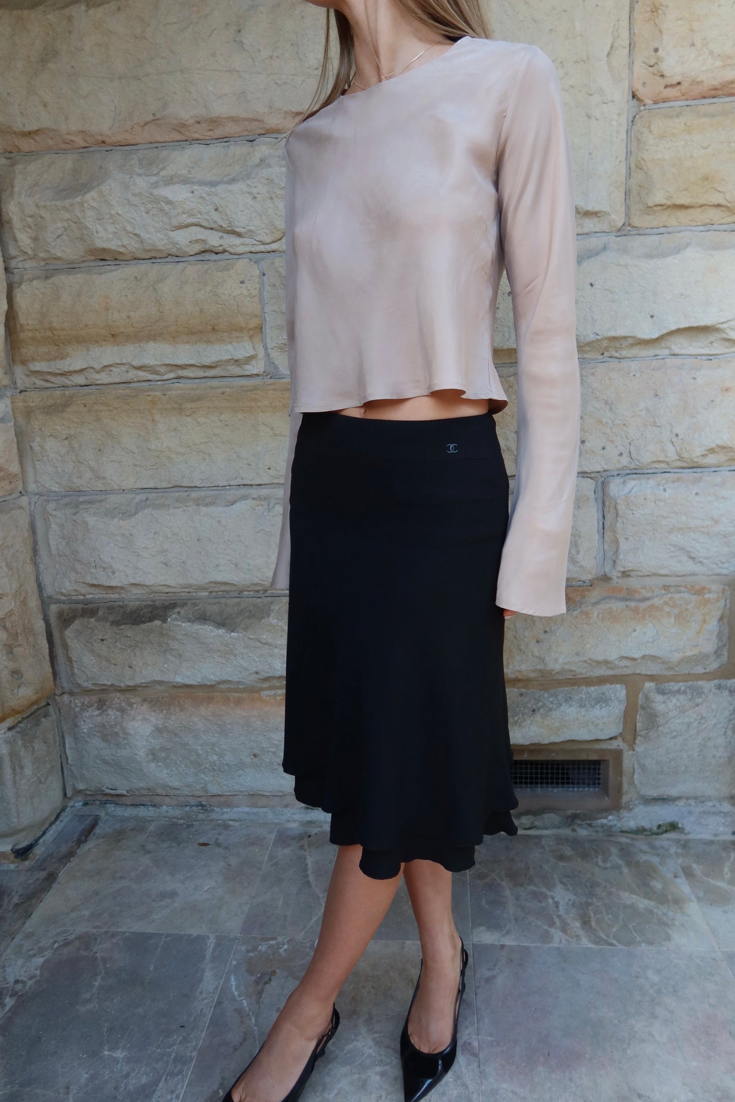 Chanel Vintage Midi Length Skirt
