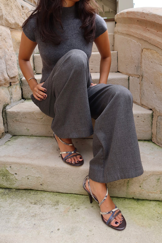 Isabel Marant Leather Animal Print Heels