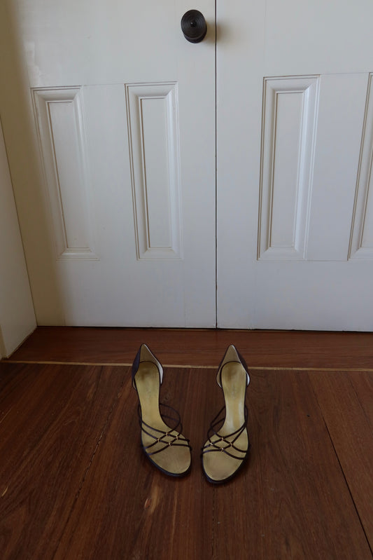 Escada Satin Heels