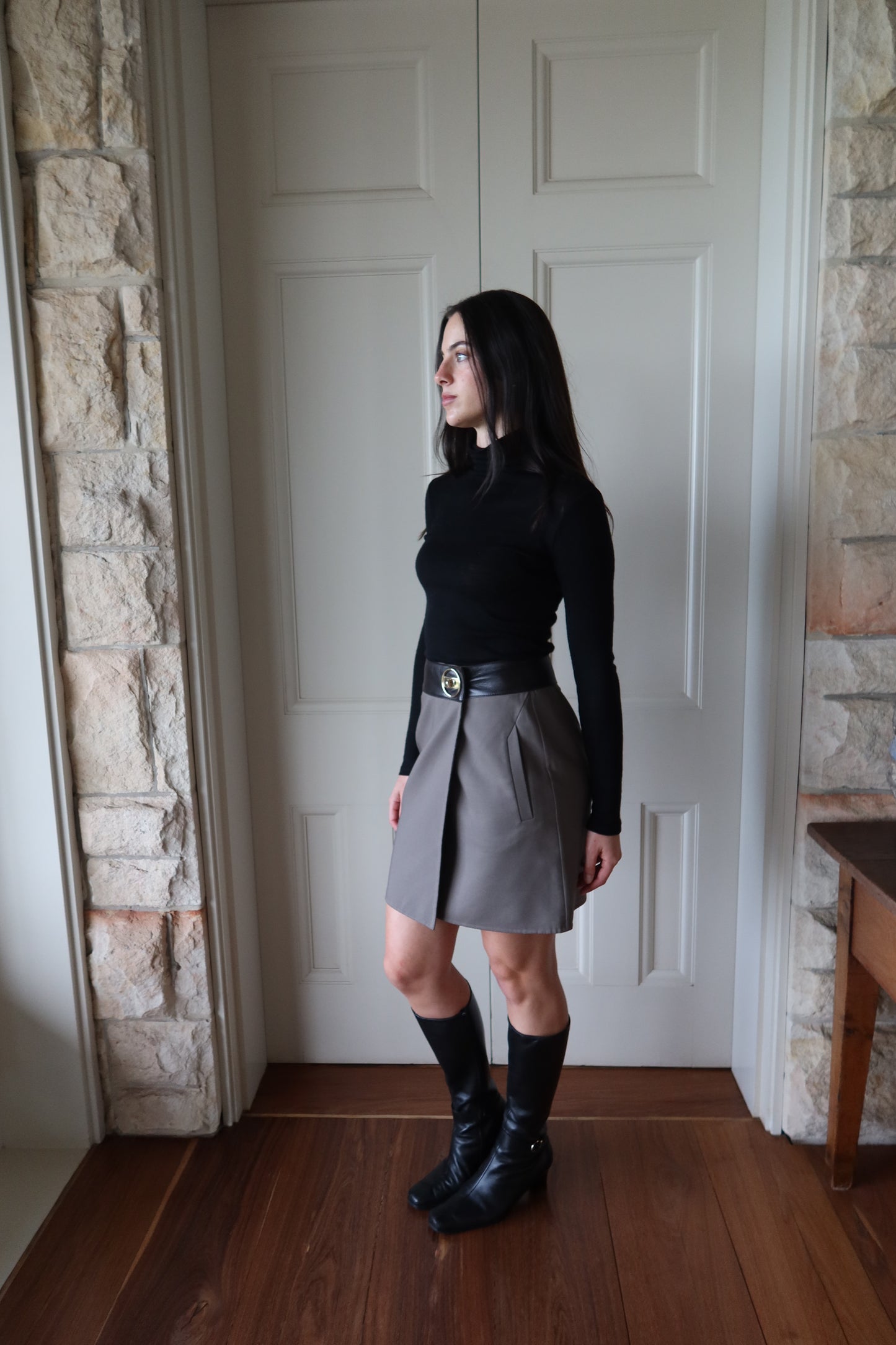 Gucci Wool Mini Skirt