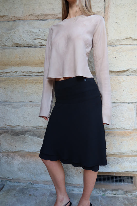 Chanel Vintage Midi Length Skirt